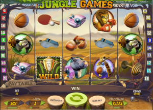 Jungle Games в мобильной версии Максбетслотс
